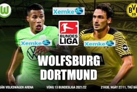 Link trực tiếp Wolfsburg vs Dortmund 21h30 27/11/2021 có bình luận