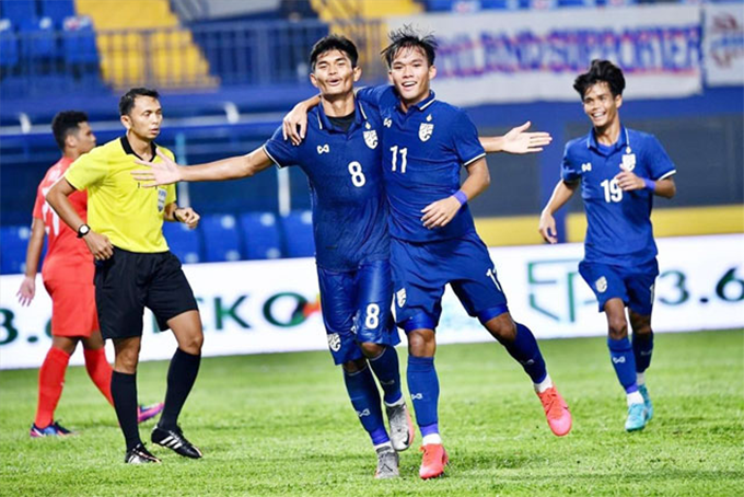 soi keo chau a U23 Thái Lan vs U23 Singapore